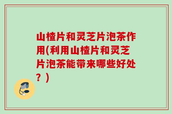山楂片和灵芝片泡茶作用(利用山楂片和灵芝片泡茶能带来哪些好处？)