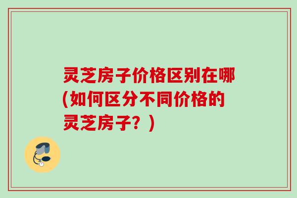 灵芝房子价格区别在哪(如何区分不同价格的灵芝房子？)