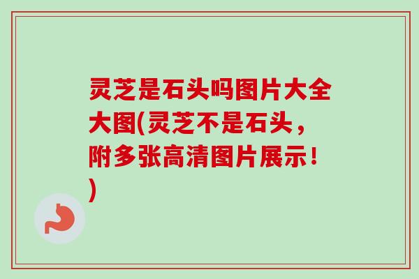 灵芝是石头吗图片大全大图(灵芝不是石头，附多张高清图片展示！)