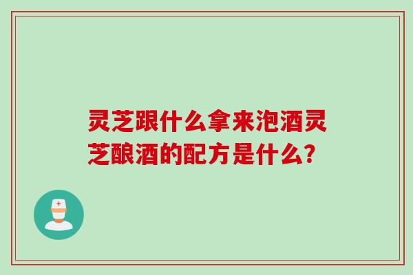 灵芝跟什么拿来泡酒灵芝酿酒的配方是什么？