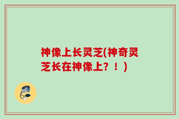 神像上长灵芝(神奇灵芝长在神像上？！)