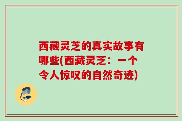 西藏灵芝的真实故事有哪些(西藏灵芝:一个令人惊叹的自然奇迹)