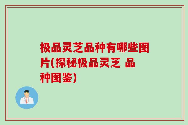 极品灵芝品种有哪些图片(探秘极品灵芝 品种图鉴)