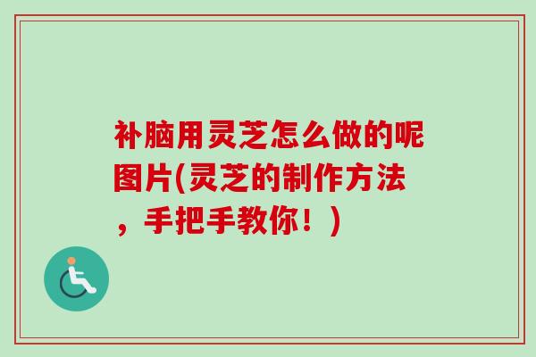 补脑用灵芝怎么做的呢图片(灵芝的制作方法，手把手教你！)