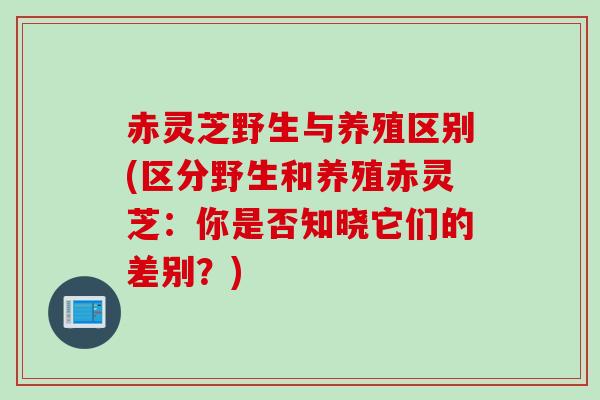 赤灵芝野生与养殖区别(区分野生和养殖赤灵芝：你是否知晓它们的差别？)