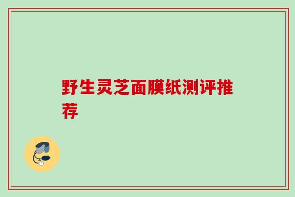 野生灵芝面膜纸测评推荐