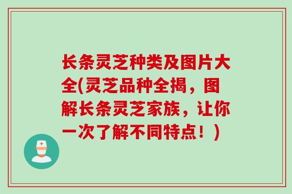 长条灵芝种类及图片大全(灵芝品种全揭，图解长条灵芝家族，让你一次了解不同特点！)