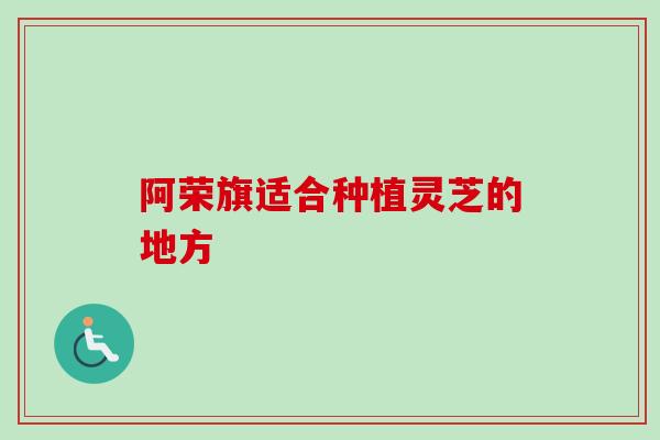 阿荣旗适合种植灵芝的地方
