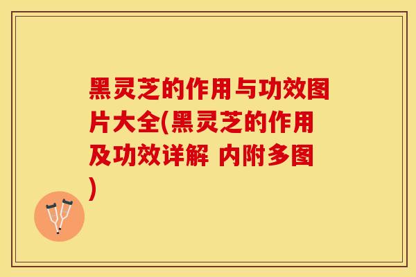 黑灵芝的作用与功效图片大全(黑灵芝的作用及功效详解 内附多图)